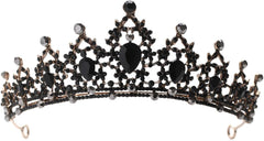 FORSEVEN Rhinestone Headband Birthday Party Tiaras Bridal Wedding Accessories Halloween Decorations Headband