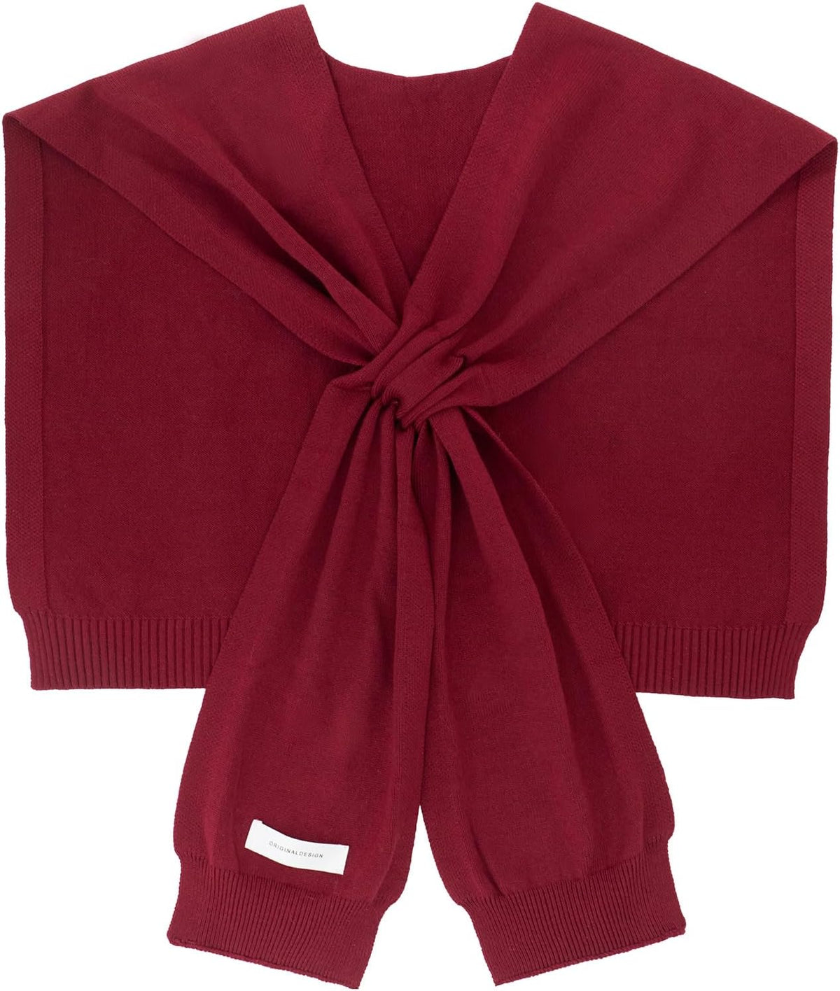 Women's Sweater Shawl Wraps Sleeves Knitted Collar Sweater Scarf Top Casual Lightweight Shoulder Cape Accessories