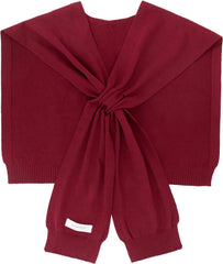 Women's Sweater Shawl Wraps Sleeves Knitted Collar Sweater Scarf Top Casual Lightweight Shoulder Cape Accessories