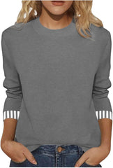 3/4 Length Sleeves Tops for Women Classic Crewneck Tunic Top Loose Comfy T-Shirts Blouse Dressy Casual Shirts