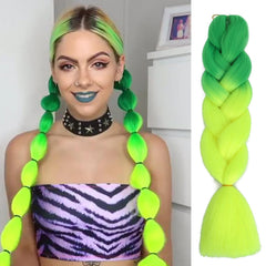 Herina Red Braiding Hair Fake Braids In Hair Extensions One pack Red Hair Extensions High Temperature Jumbo Braiding Hair For Women(1pc/pack)