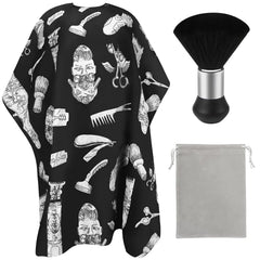 Barber Cape Professional Hair Cutting Cape for Men Waterproof Salon Cape, Hair Cutting Accessories
