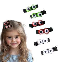 Halloween Spider Hair Clips, Girls Cute Cheer Barrettes Alligator Hairpins, Kids Costume Party Favor Supply, Gothic Outfit Decor Accessories Dead Day Gift Black 2 inch