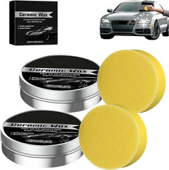 2PCS Ceramic Wax Cream,Strong Protection Car Coating Polishing Wax,Auto Car Scratch Repair Remover Paste Polish Vehicle Paint Care,Strong Protection Car Coating Polishing for All Cars