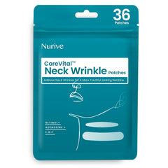 Advanced Wrinkle Patches 60ct Smile Line, Frown Line Wrinkle Patches for Facial Korean Skin Care Face Wrinkle Tape Invisible Overnight with Retinol & Collagen (Medium (Neck))