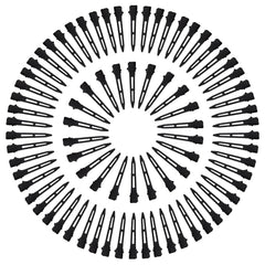 120pcs Double Prong Curl Clips, Metal Hairpins for Hair Styling and Bows, Salon-Grade Hair Clips for Curling (Silver)