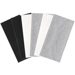 6 Pack Wide Headbands for Women, 9.3x4.7inch Cotton Stretchy Headband Large Sports Head Bands Stocking Stuffers for Women Girls