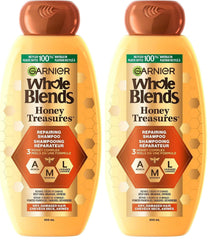 Garnier Whole Blends Repairing Shampoo Honey Treasures, For Damaged Hair, 22 Fl Oz (Pack of 1)