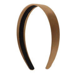 Motique Accessories 1 Inch Satin Hard Headband for Women and Girls