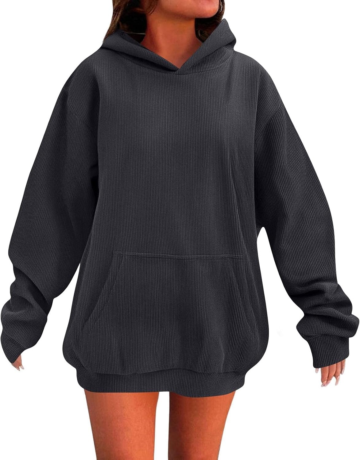 Hoodies for Women Long Sleeve Winter Fall Outfits Sweatshirts Pullover Oversized Fashion Y2k Clothes Fleece Sweaters