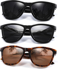 Polarized Sunglasses Womens Trendy Classic Retro Womens Sunglasses Men Driving Sun Glasses UV Protection