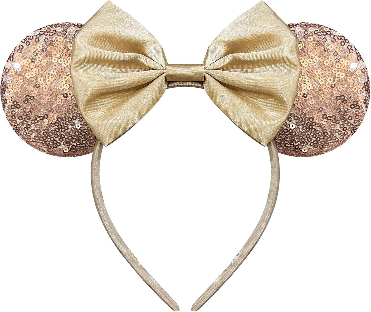 Cute Sequin Bows Mouse Ears Headband for Women - Halloween