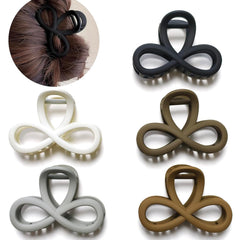 3.3 Inch Hair Claw Clips, Unbreakable No Slip Matte Neutral Claw Clip for Women's Thin & Medium Thick Fine Hair, 3 Pack