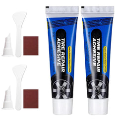 Enthusiastip/Cherishty Weather-Resistant Waterproof Flexible Tire Repair Adhesive, Multi-Functional Waterproof Repair Adhesive Kit Included Tools (3PCS)