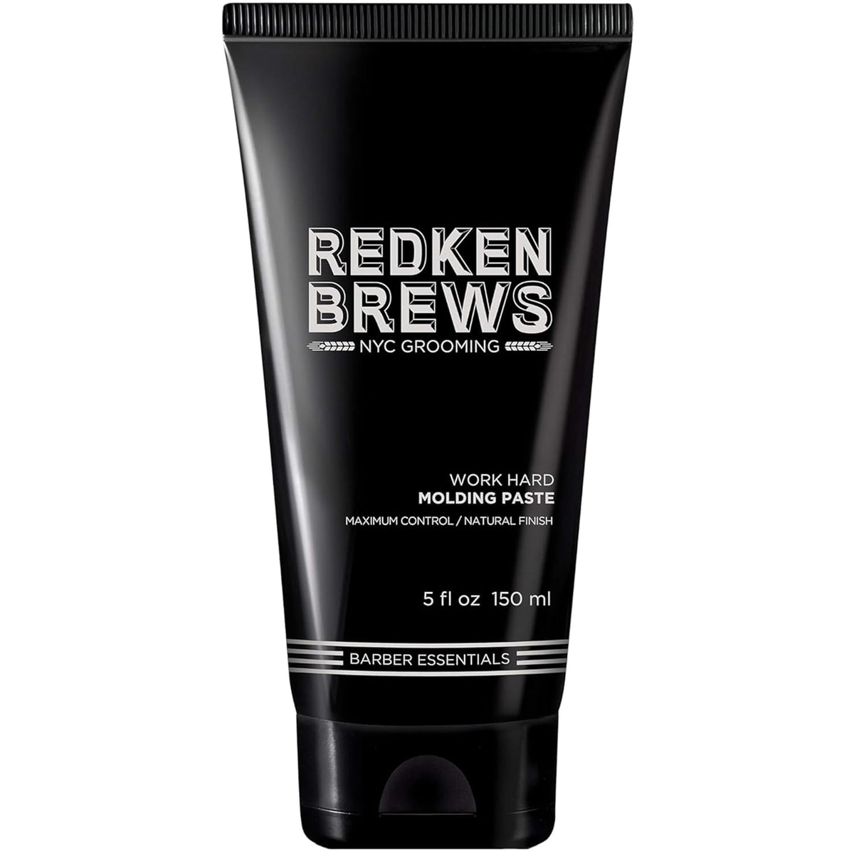 Redken Brews Molding Paste For Men For all Hair Types - High Hold & Maximum Control, Natural and Matte Finish, Sulfate-Free