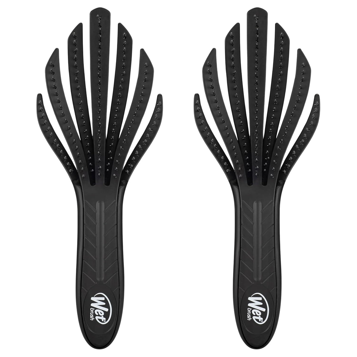 Wet Brush Go Green Curl Detangler Hair Brush, Pale Pink, Ultra-Soft IntelliFlex Detangling Bristles Glide Through Tangles with Ease, Great For Curls, No Split Ends & Pain-Free for Wet or Dry Hair