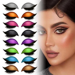 Bridle Bronze Eyelashes, Lazy Eye Shadow Eyelash Patch with Lashes, 3-in-1 Self-Adhesive All in One Magic Lashes, Questumble/Repairig Lazy Eyeshadow Eyelash,Waterproof Eyelashes Makeup Stickers (D)