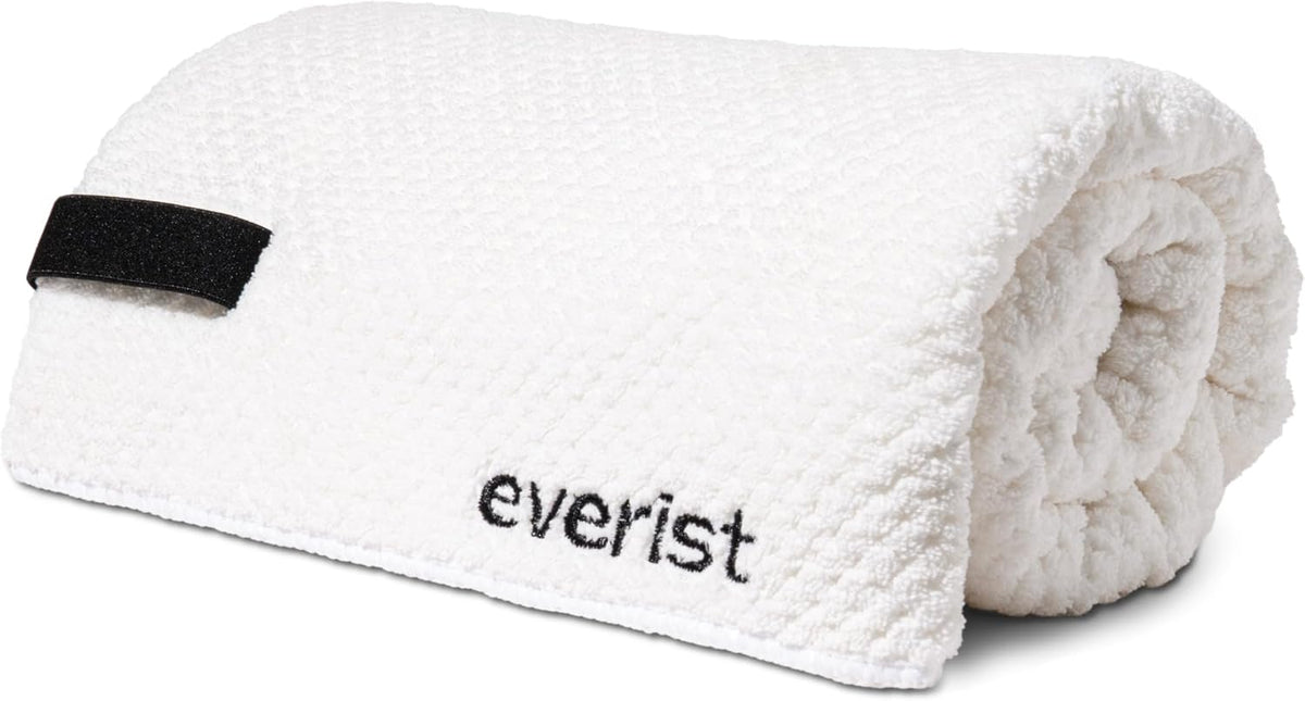 The Quick-Dry Hair Towel, Microfiber, 50% Shorter Dry Time, Reduce Hair Breakage, Flexible Strap for Secure Fit, 1 Each