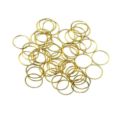 SEVENHEAD 50 Pcs Dreadlock Beads Hair Accessories Hair Rings Adjustable Cuffs Braiding Hair Decoration Clips Metal Hair Decoration for Braids(Black)