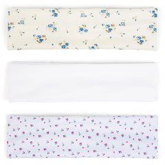 Women's Thick Stretchy Sweat Headbands in White and Black for Yoga, Workout, and Everyday Wear - Non-Slip Hair Accessories with Basic Fashion Style