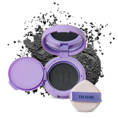 TRUHAIR Root & Scalp Cover Up Pressed Powder Compact, Waterproof, Weightless Hair Coverage & Bald Spot Concealing, Root Touch Up Hair Color for Gray Coverage & Thinning Areas, 0.35 Oz (Light Brown)