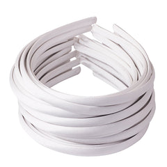 Candygirl HeadBands for Girls,DIY Satin Covered Girls Headbands,1cm Width Craft Headbands for Daily and Party(26pcs Per Pack Each Color 1pcs)