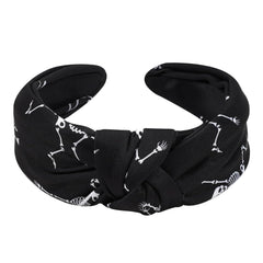 4 PCS Headbands for Women Girls Halloween Pumpkin Sugar Skeleton Skull Ghost Hairbands Gifts Makeup Hair Hoop