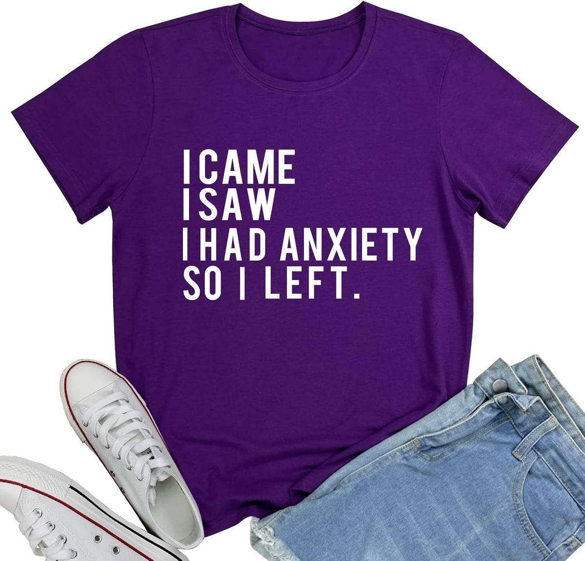 BLACKMYTH Women Cute Tees I Came Graphic T Shirts
