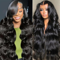 13x6 HD Lace Front Wigs Human Hair 28 Inch Body Wave Lace Front Wigs Human Hair Pre Plucked 200 Density Transparent Lace Frontal Wigs Human Hair Lace Front Wigs Baby Hair Human Hair Wig for Women