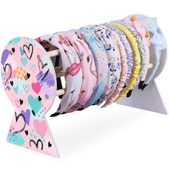 Basumee Headband Holder and Organizer for Hair Accessories - Display and Storage for Girls' Hair Hoops, Headbands, Home Decor