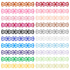 ECADY 100-Piece Metal Snap Hair Clips for Girls, Toddlers, and Kids - Perfect for Fine Hair, Thick Hair, and More - Featuring Fun Star Designs