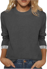 3/4 Length Sleeves Tops for Women Classic Crewneck Tunic Top Loose Comfy T-Shirts Blouse Dressy Casual Shirts