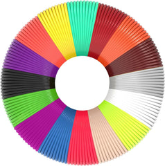 Yungden 40 Colors 3D Pen Filament Refills, 1.75mm PLA 3D Pencil Printing Threads, Each 10 Feet, Total 400 Feet, Compatible with SCRIB3D, MYNT3D and PIKA3D Pens