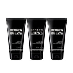Redken Brews Molding Paste For Men For all Hair Types - High Hold & Maximum Control, Natural and Matte Finish, Sulfate-Free
