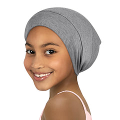 Kids Satin Bonnets for Girls Sleeping: Adjustable for 1-3 Years, Silky Smooth for Frizzy Curly Hair, Breathable and Soft Black
