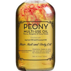 Multi-Use Face, Body & Hair Oil - Hydrates Skin, Restores Shine - With Apricot, Coconut Oil & Vitamin E - 4 Fl Oz