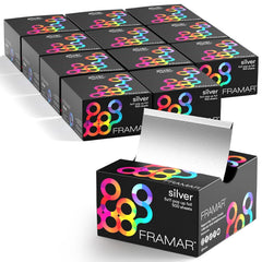 Framar Plaid Hair Foils For Highlighting - Pop Up Hair Foil For Hair Highlighting, Highlight Foils For Hair, Aluminum Foil Sheets, Salon Foils For Hair Stylist, Non Slip 500 Pop Up Foil Sheets