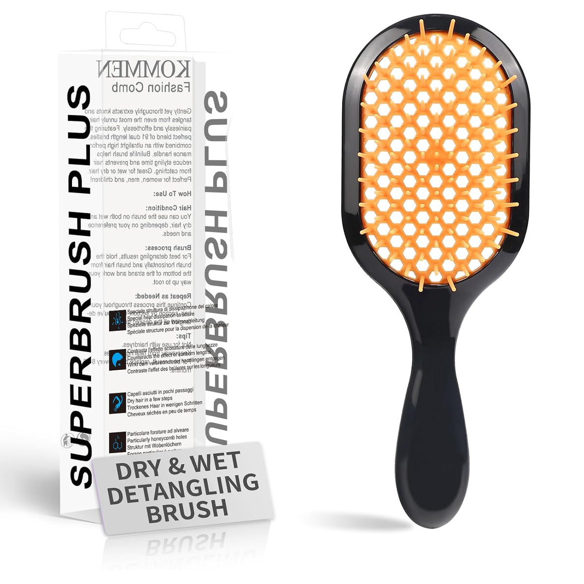 Detangling Brush,2 Pack Detangler Brush, Gentle & Effective Detangling on Wet or Dry Fragile Hair Types,Ultra-light, Detangling Brsuh ventilated and antistatic hairbrush (Pink+purple)