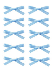 Ayesha Hair Ribbon 16PCS Bowknot Satin Bows and Claw Clips for Women, Girls, Toddlers, Thick and Fine Hair