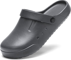DAYUMKOU Clogs for Women Men Lightweight Slip-On Unisex Garden Shoes with Back Strap, Non-Slip for Work Nurses