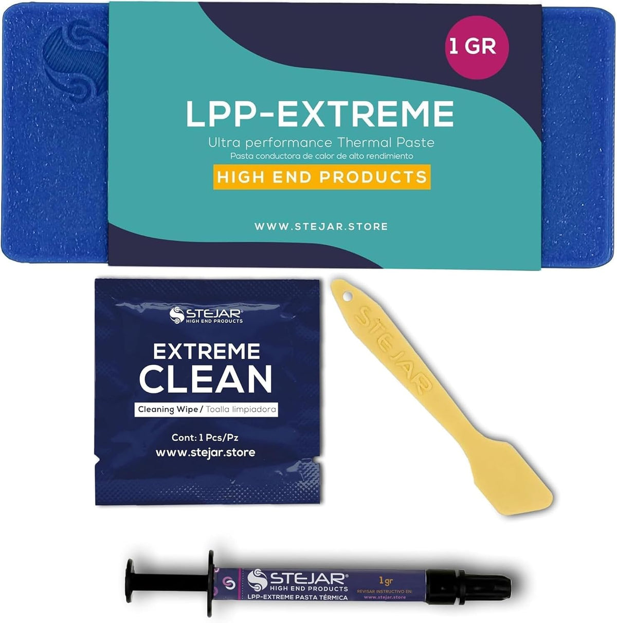 LPP-Extreme Thermal Paste 4g – High Performance Compound for CPU, GPU, PS5, Xbox, PC, Consoles, Cameras, LEDs – Long-Lasting, Non-Conductive, Easy Application, Superior Heat Transfer