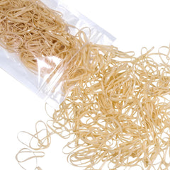 Teenitor Elastic Hair Bands, Rubber Bands for Hair, Small Hair Ties, 300pcs, Light Brown