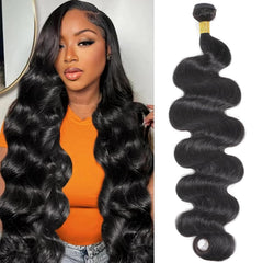 12A Human Hair Bundles with 2x6 Closure 18 20 22 with 16 Inch Brazilian Body Wave 3 Bundles Human Hair with 2x6 HD Lace Closure 100% Unprocessed Virgin Human Hair Weave