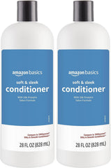 Amazon Basics Soft & Sleek Conditioner for Dry or Damaged Hair, 28 Fluid Ounce