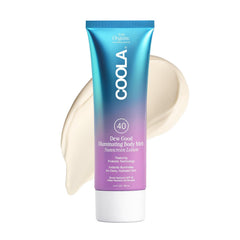 COOLA Organic Dew Good Illuminating Probiotic Serum with SPF 30, Dermatologist Tested Sunscreen with Plant-Derived BlueScreen Digital De-Stress Technology, 1.15 Fl Oz