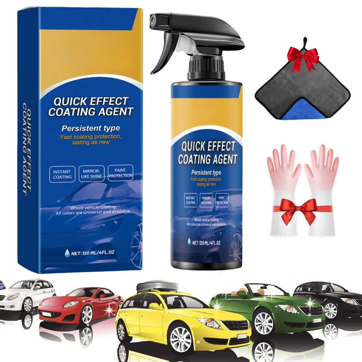 Undersunnie Car Shine, Undersunny Car Shine Coating Spray, Cliprain Car Polish Spray, Quick Effect Coating Agent (1PCS)