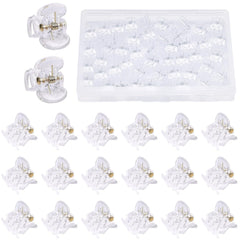 JANYUN 48Pcs Mini Hair Claw Clips, Black Brown Small Hair Clips for Girls Women Fine Hair Plastic Multifunction Clamp Clips Hair Accessories Gifts