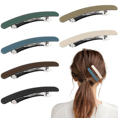 6 Pcs Hair Barrettes for Women,Tortoise Shell Hair Clips Girls Mom Acetate French Design Hair Accessories