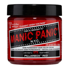 MANIC PANIC Classic Blue Moon Semi Permanent Hair Color - Neon Cool Blue Hair Dye for Women & Men That Lasts 4-6 Weeks - Vegan, Ammonia & Cruelty-Free - Create & Mix Custom Shades (4oz)