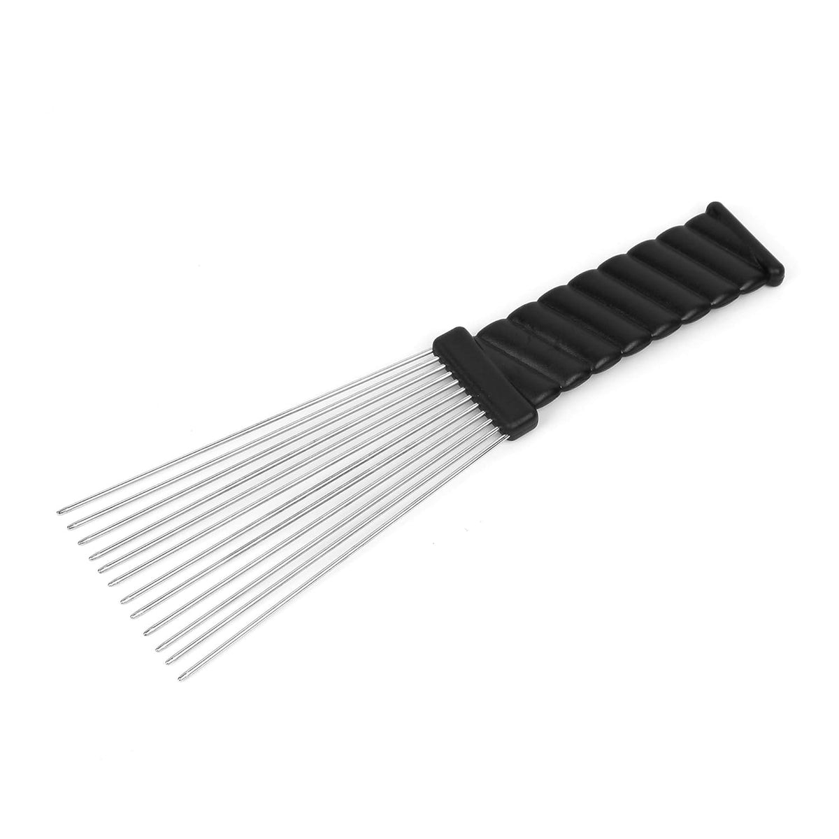 Wave Style Afro Comb, Metal African American Pick Comb Hairdressing Styling Tool for Hair Styling